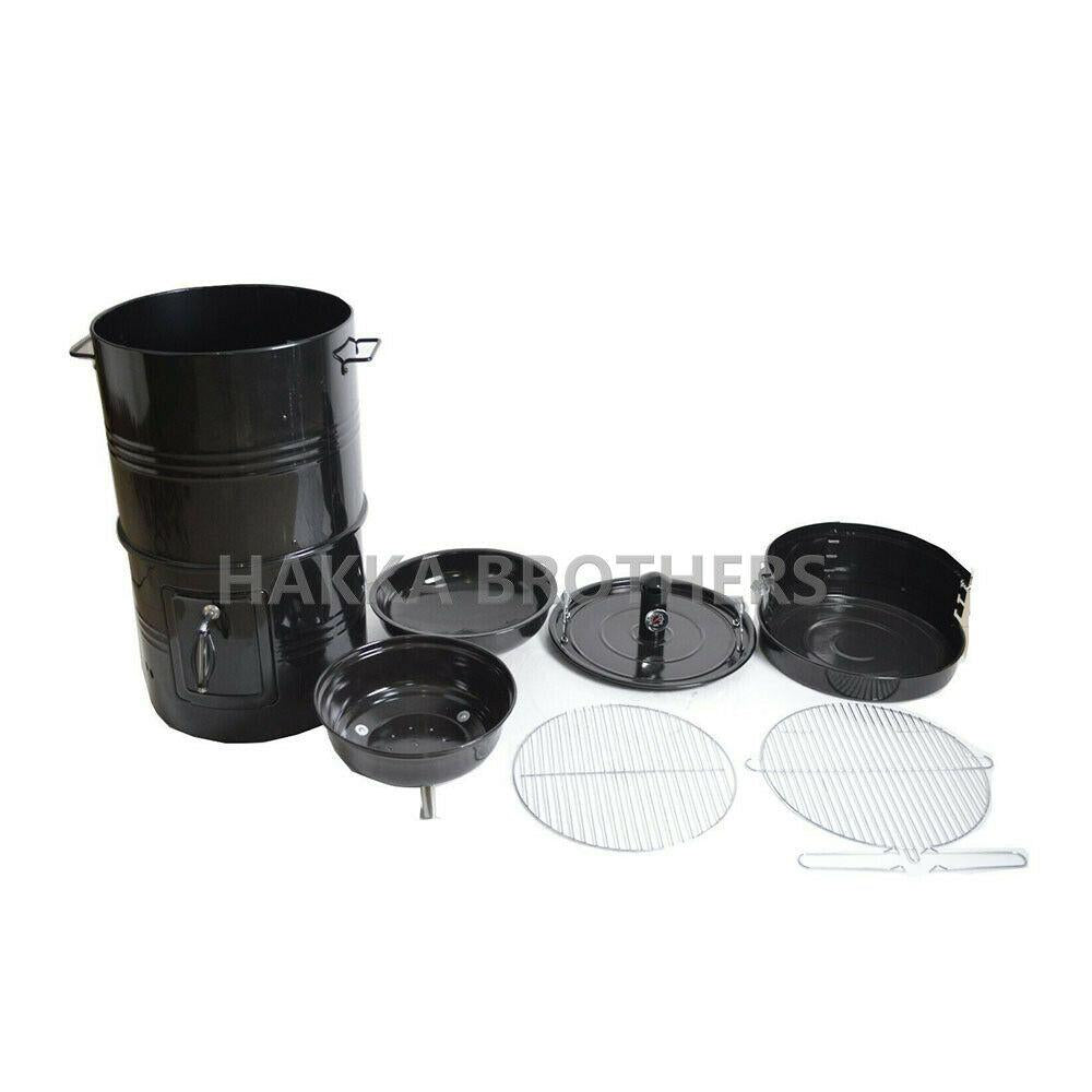 Hakka 20" Outdoor Vertical Charcoal BBQ Grill Smoker Roaster Steel Barbecue