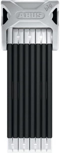 ABUS Bordo Big 6000/120, 4 Feet, White, with Lock Holder SH, Folding Bike Lock
