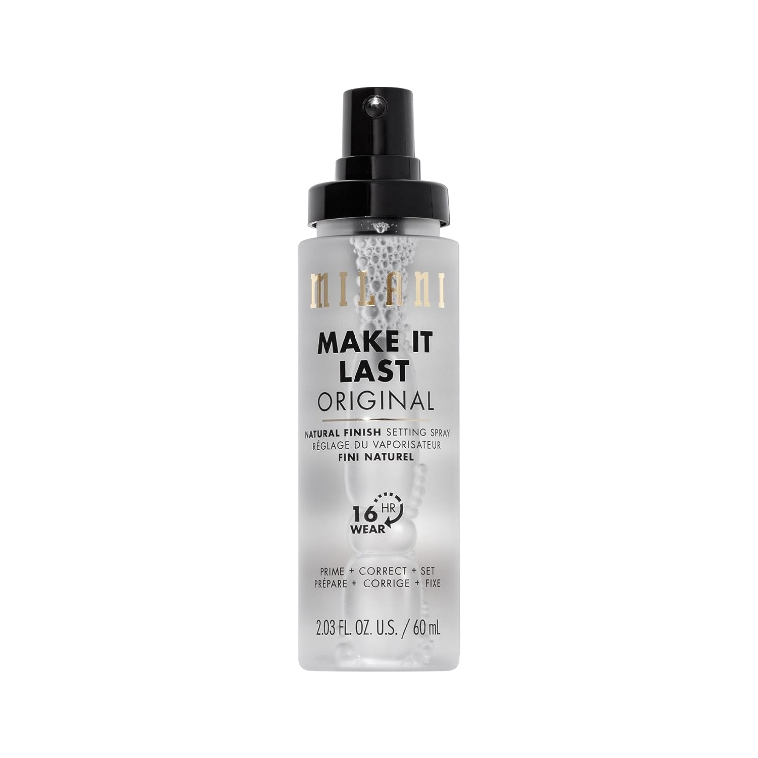 Milani Make It Last 3-in-1 Setting Spray and Primer- Prime + Correct + Set (2.03 Fl. Oz.) Makeup Finishing Spray and Primer - Long Lasting