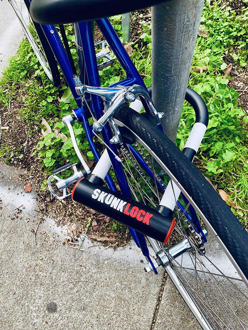 SKUNKLOCK V2 Heavy Duty Deterrent Bike U Lock with Anti-Theft Chemicals