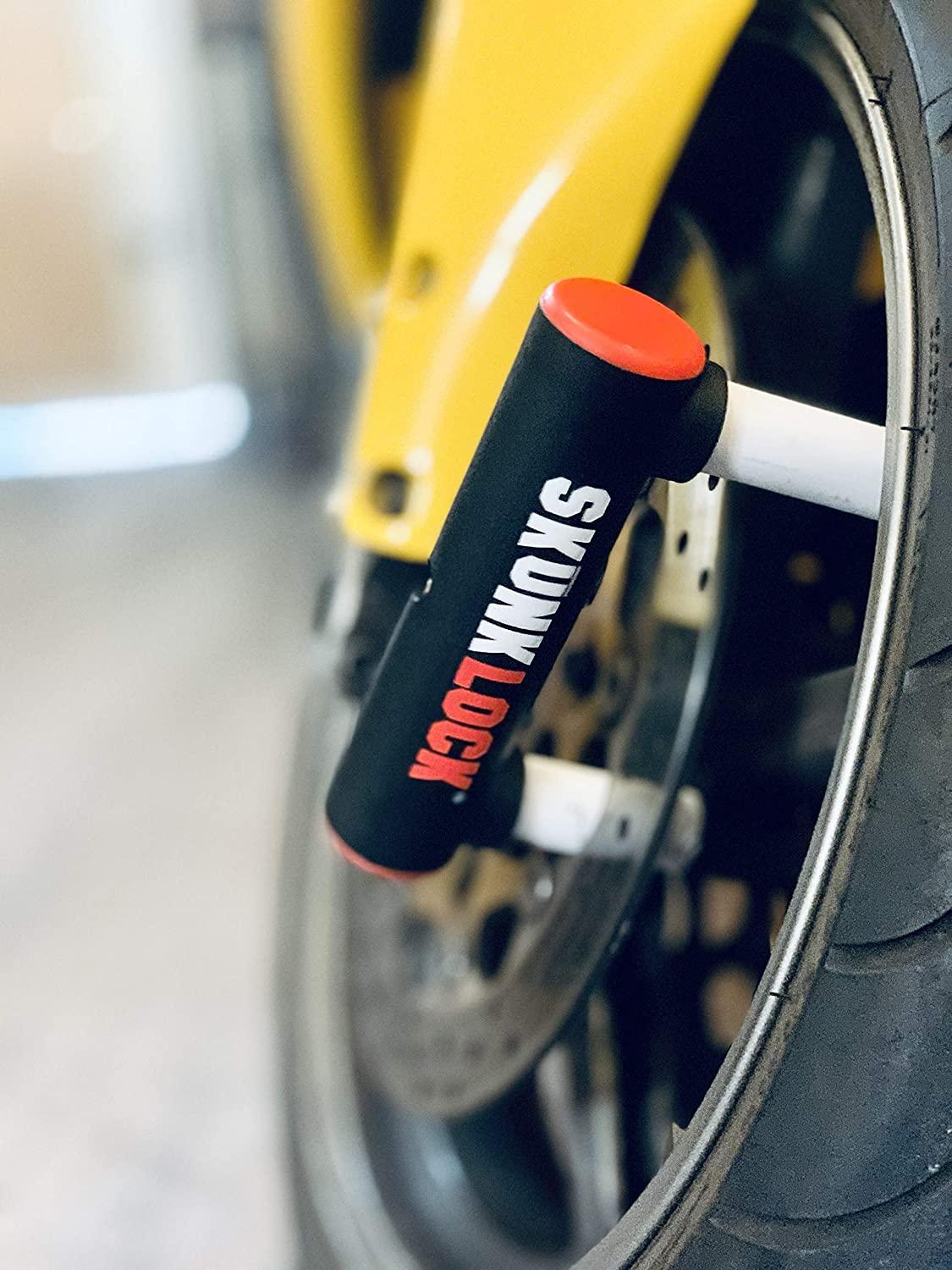SKUNKLOCK V2 Heavy Duty Deterrent Bike U Lock with Anti-Theft Chemicals