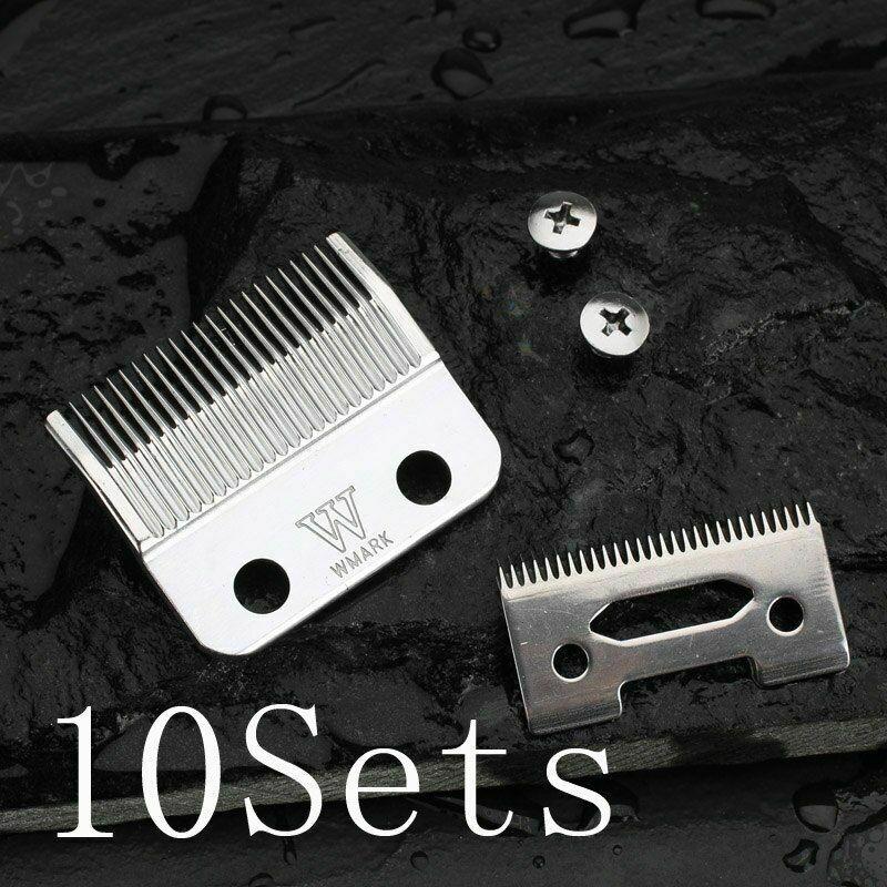 Professional Cordless Hair Clipper Blade High Carton Steel Clipper Golden Screws
