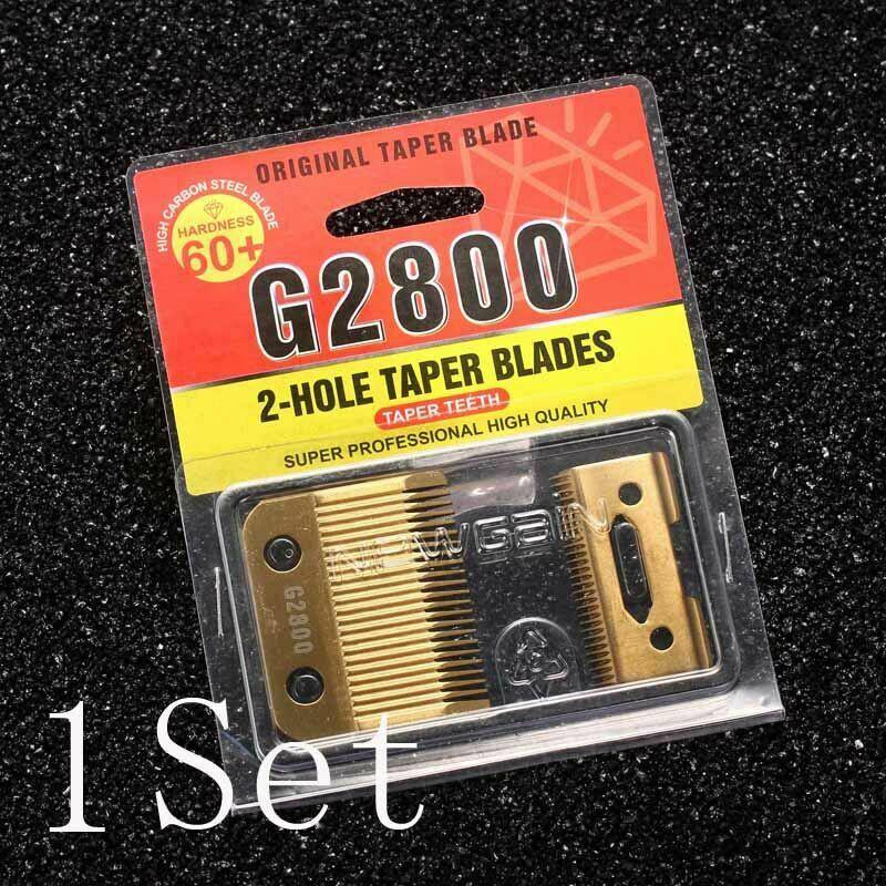 Professional Cordless Hair Clipper Blade High Carton Steel Clipper Golden Screws