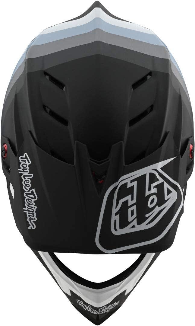 Troy Lee Designs Adult | BMX | Downhill | Mountain Bike | Full Face D4 Composite MIPS Mirage Helmet (Small, Black/Silver)