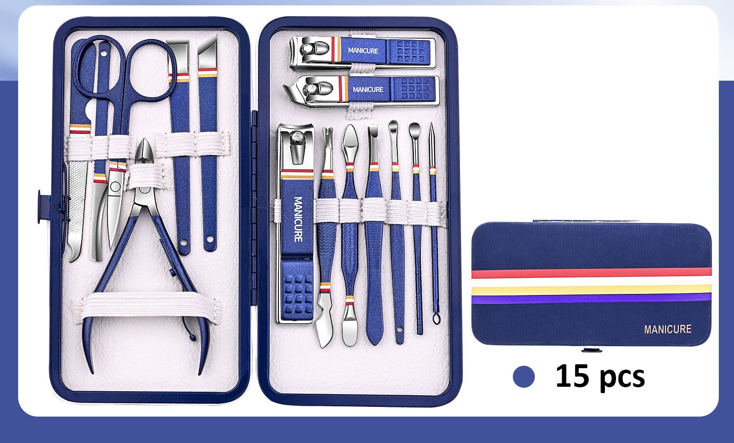 Manicure Set,  Steel Toe Finger Nail Clipper Nail Files Nail Cutter, Personal Care Tools, For Men Women
