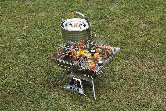 PYRAMID TAKIBI complete L, Camping, Barbecue,  stand, Hob,grill