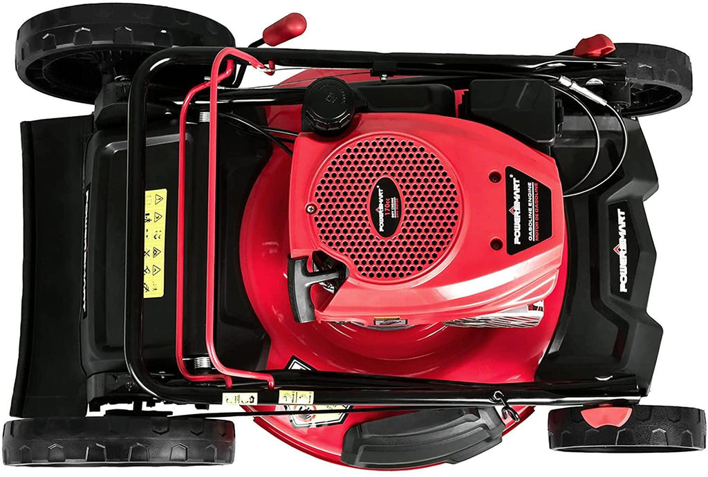 PowerSmart Self Propelled Lawn Mower, 22 inch & 170CC, Self Propelled Gas Lawn Mower with Bag, 4-Stroke Engine, 3-in-1 Gas Mower, 5 Adjustable Cutting Heights (1.18''-3.0'' )