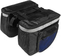DALIZHAI777 Bike Bag 25L Bicycle Big Double Pack Large Capacity Bike Carrier Bag Rear Rack Trunk Waterproof Cycling Luggage Seat Pannier Storage Bag Bicycle Accessories (Color : Blue)
