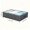 Simple Dustproof Zipper Organizer, Lightweight Underbed StoraBag, Versatile Container