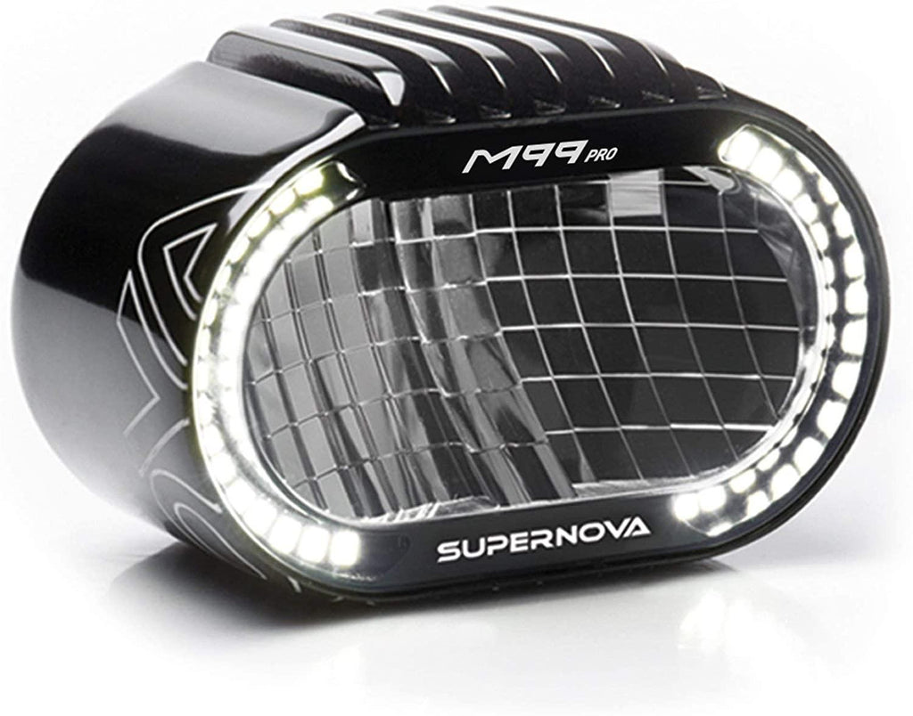 Supernova Unisex – Adult's M99 Pro Bicycle Light, Black, 1100-1600 Lumen