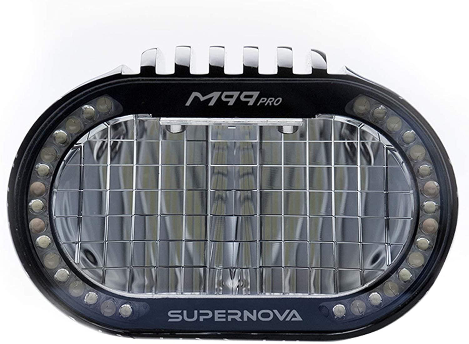 Supernova Unisex – Adult's M99 Pro Bicycle Light, Black, 1100-1600 Lumen
