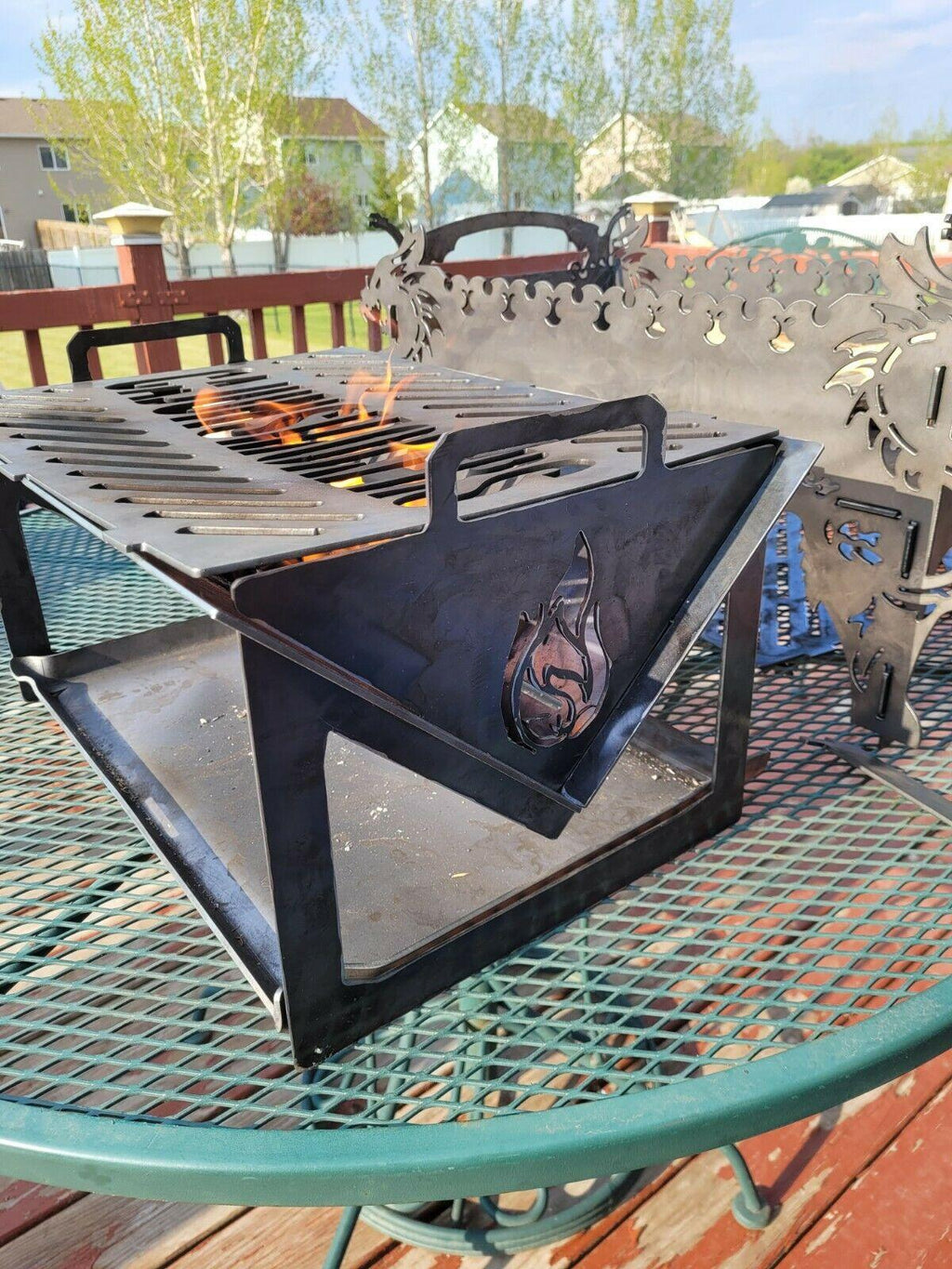 Lil-Cajun Go-N-grill portable grill & fire pit