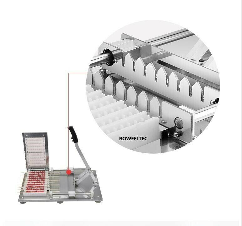 steel manual doner kebab meat skewer machine u