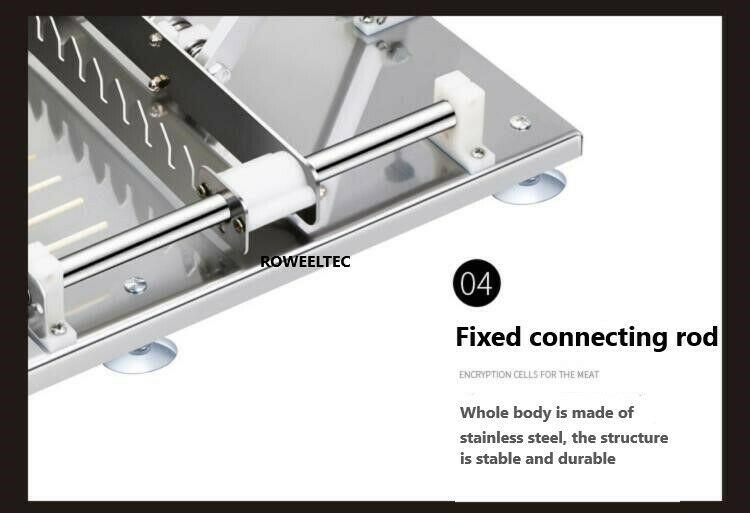 steel manual doner kebab meat skewer machine