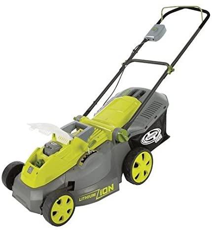 Sun Joe T-ION16LMHRM-RD Snow Joe ION16LM-RM 40V 16" Cordless Lawn Mower with Brushless