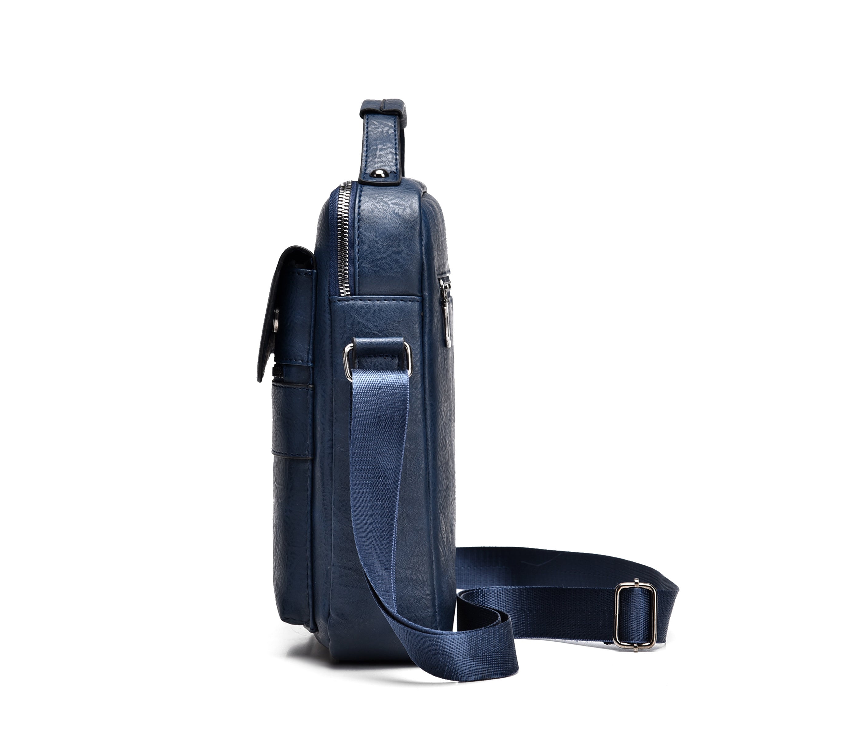 WEIXIER 1/2pcs Crossbody Bag, Men's Shoulder Bag, Retro Faux Leather Vertical Business Casual Satchel Bag, Men's Gift For Father/Anniversary
