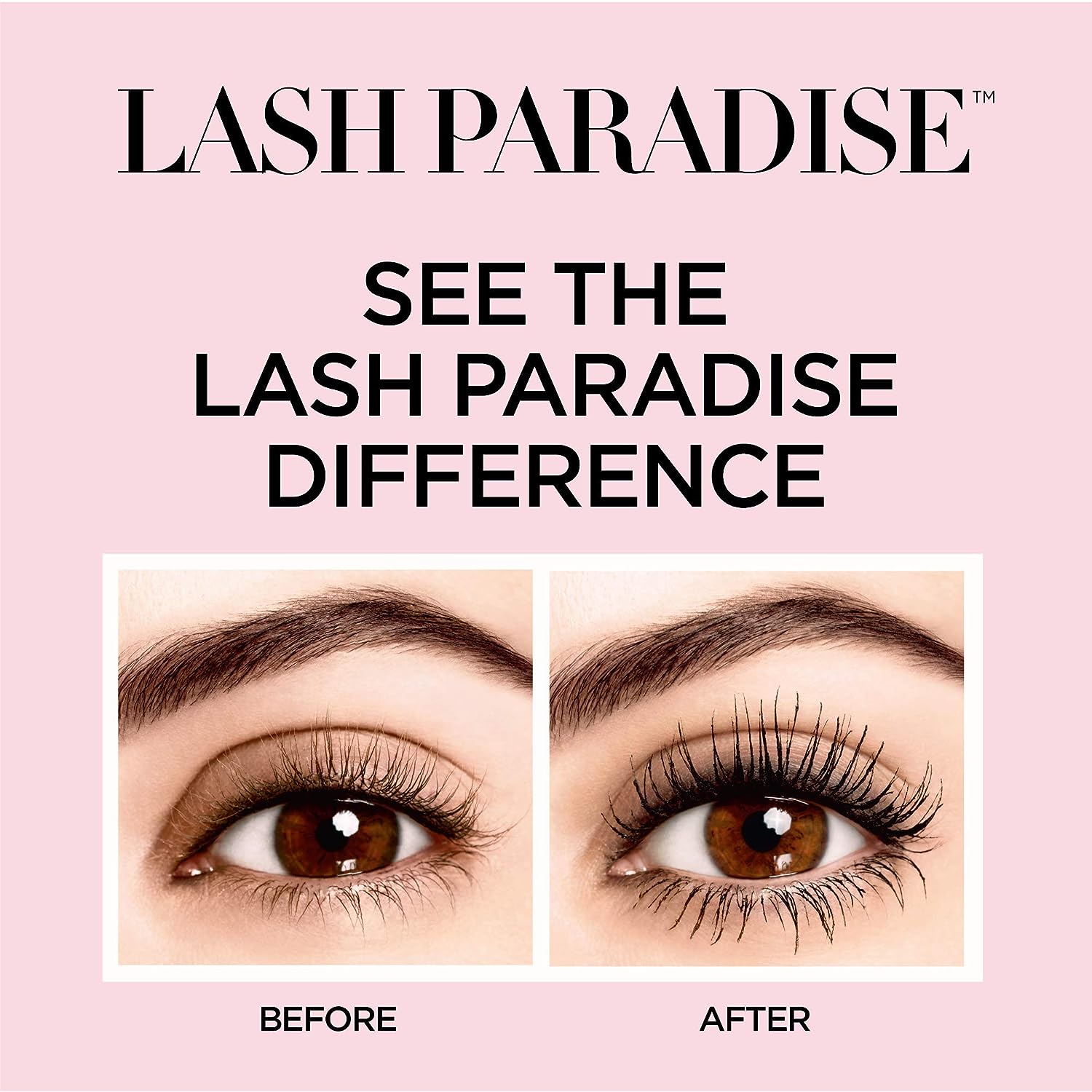 L'Oreal Paris Voluminous Lash Paradise Waterproof Mascara, Volumizing, Lengthening and Thickening Eye Makeup For Fuller-Looking Lashes, Black, 0.25 Fl Oz