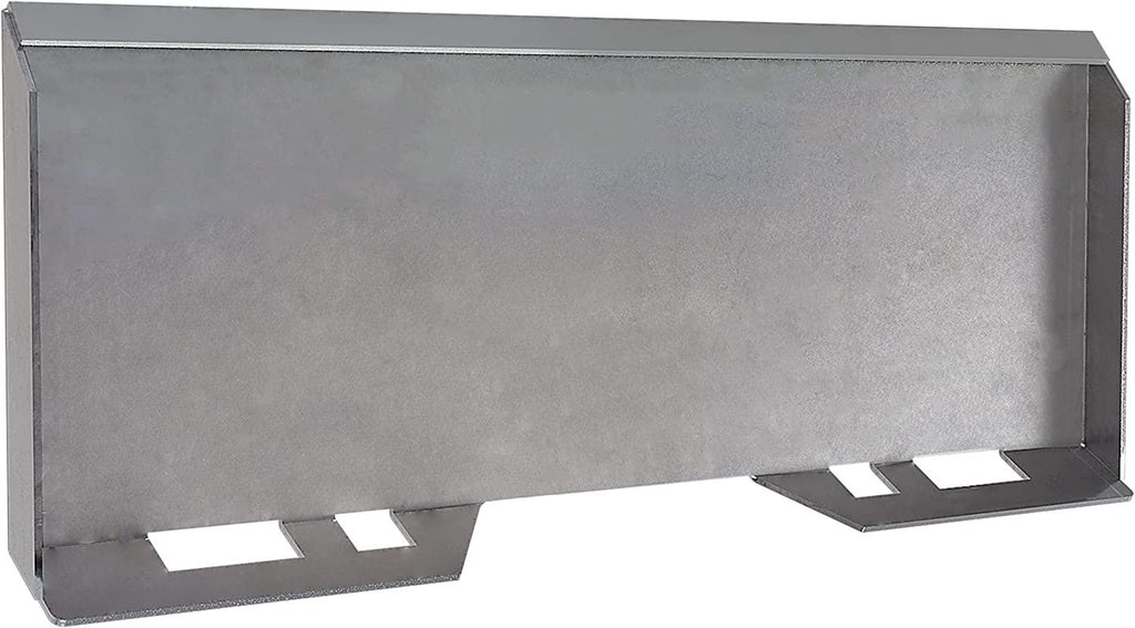 YITAMOTOR 3/8'' Universal  Attach Mount Plate with Bottom Connector Holes & Reinforced Top Bar, Compatible with Kubota and Bobcat Skid Steers and Tractors