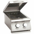 Grills  Steel Sizzler Double Side Burner Sizsb2 Natural Gas