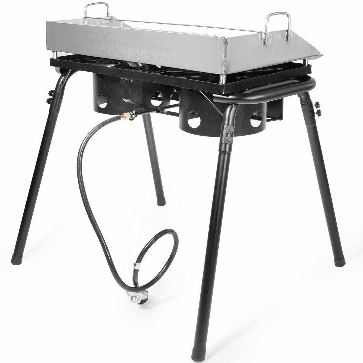 Outdoor Propane LPG Flat Top Cooker Grill With Stand Griddle