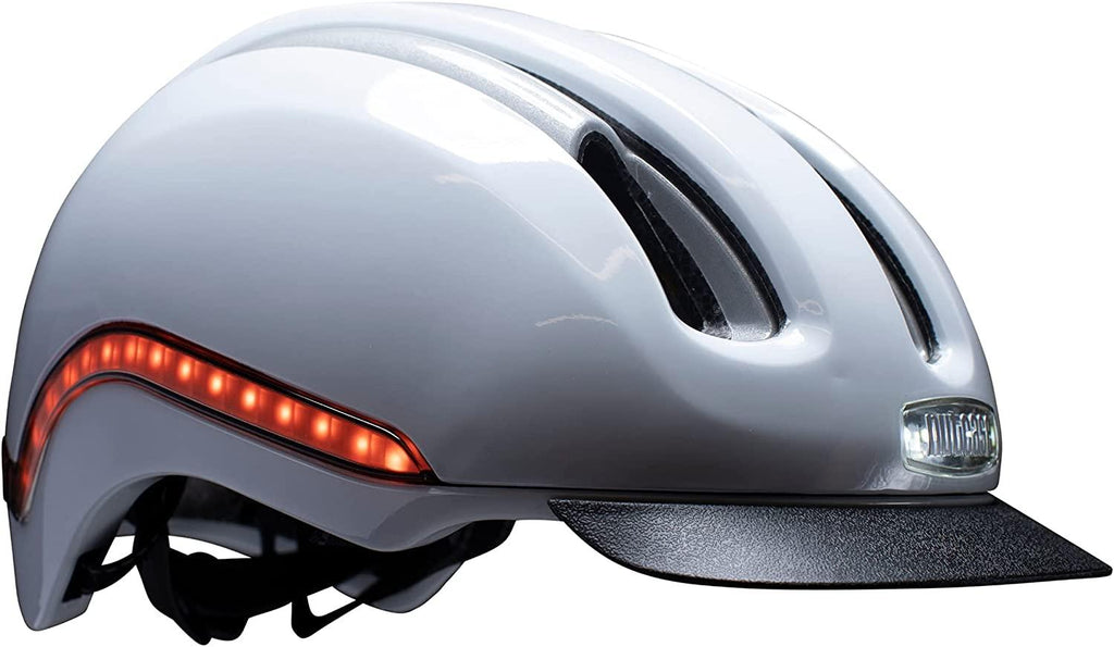 Nutcase, VIO Bike Helmet with LED Lights and MIPS Protection for Road Cycling and Commuting