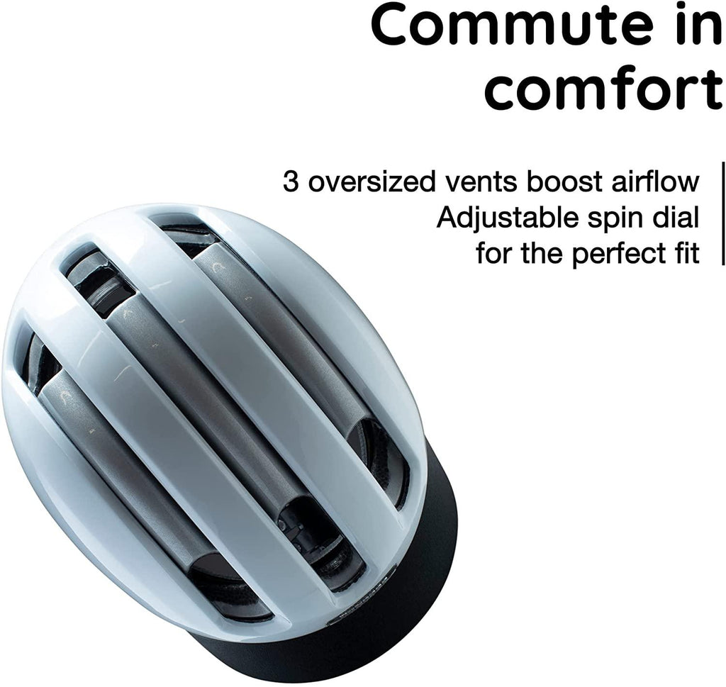 Nutcase, VIO Bike Helmet with LED Lights and MIPS Protection for Road Cycling and Commuting