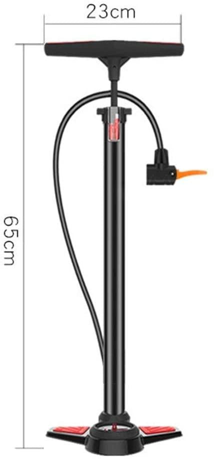 BZLLW Bicycle Pump High Pressure Floor Standing Bike Tyre Manual Pump,with Air Pressure Gauge Floor Drive with Gauge Cycling Accessories