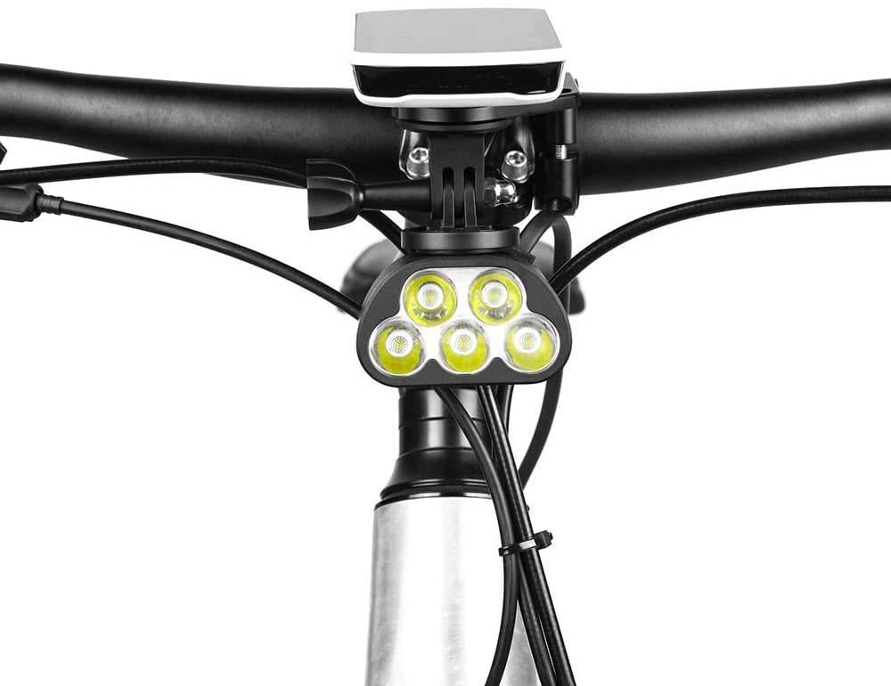 Magicshine Monteer 3500S Nebula Mountain Bike Light, 3500 lumens max Actual Output, 1800 Lumen Flood,1400 Lumen spot, 5200 mAh USB Rechargeable Battery Pack, IPX5 Water Resistent MTB Helmet Light