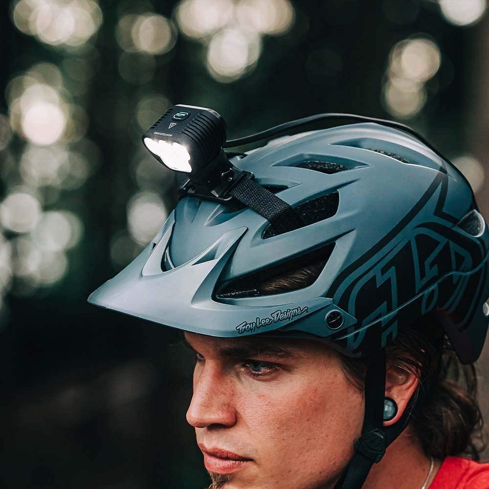 Magicshine Monteer 3500S Nebula Mountain Bike Light, 3500 lumens max Actual Output, 1800 Lumen Flood,1400 Lumen spot, 5200 mAh USB Rechargeable Battery Pack, IPX5 Water Resistent MTB Helmet Light