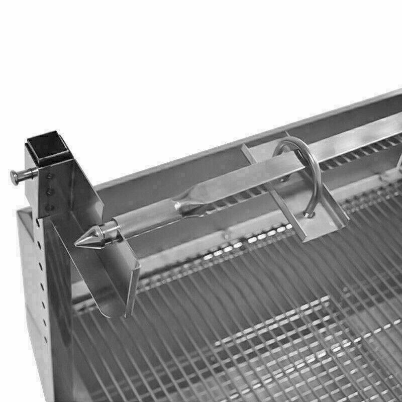 46" LarSpit Roaster Rotisserie Pig Lamb Roast BBQ Picnic Outdoor Cook Grill