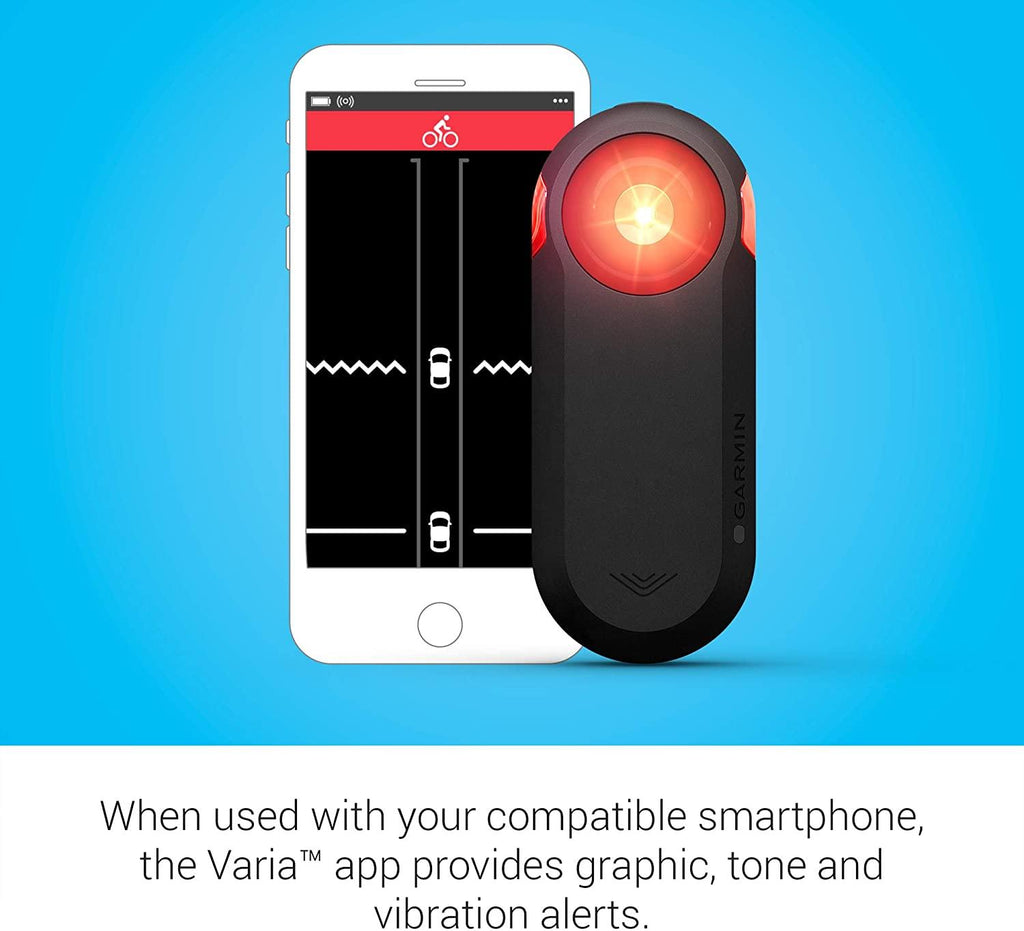 Garmin Varia RTL515, Cycling Rearview Radar with Tail Light, Visual and Audible Alerts for Vehicles Up to 153 Yards Away, 010-02376-00, One Size