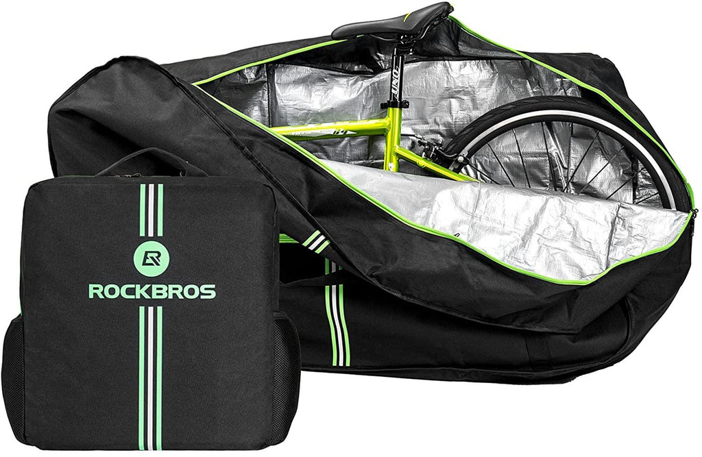 ROCKBROS Bike Travel Bag, Bike Cases for Air Travel, Folding Bike Transport Bag for 19" Frames, 29" Wheels
