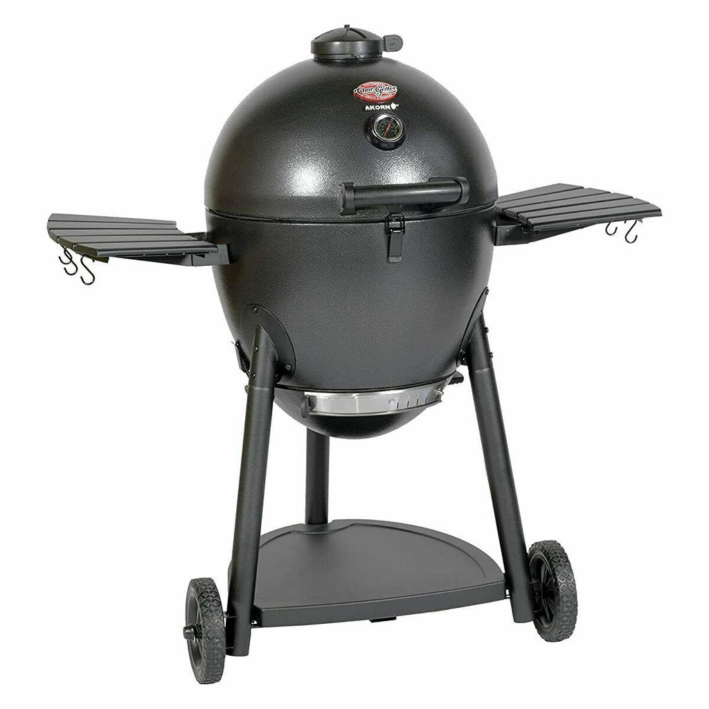 barbacoa asador de carbon parrilla ahumador termometro acero llantas seguro