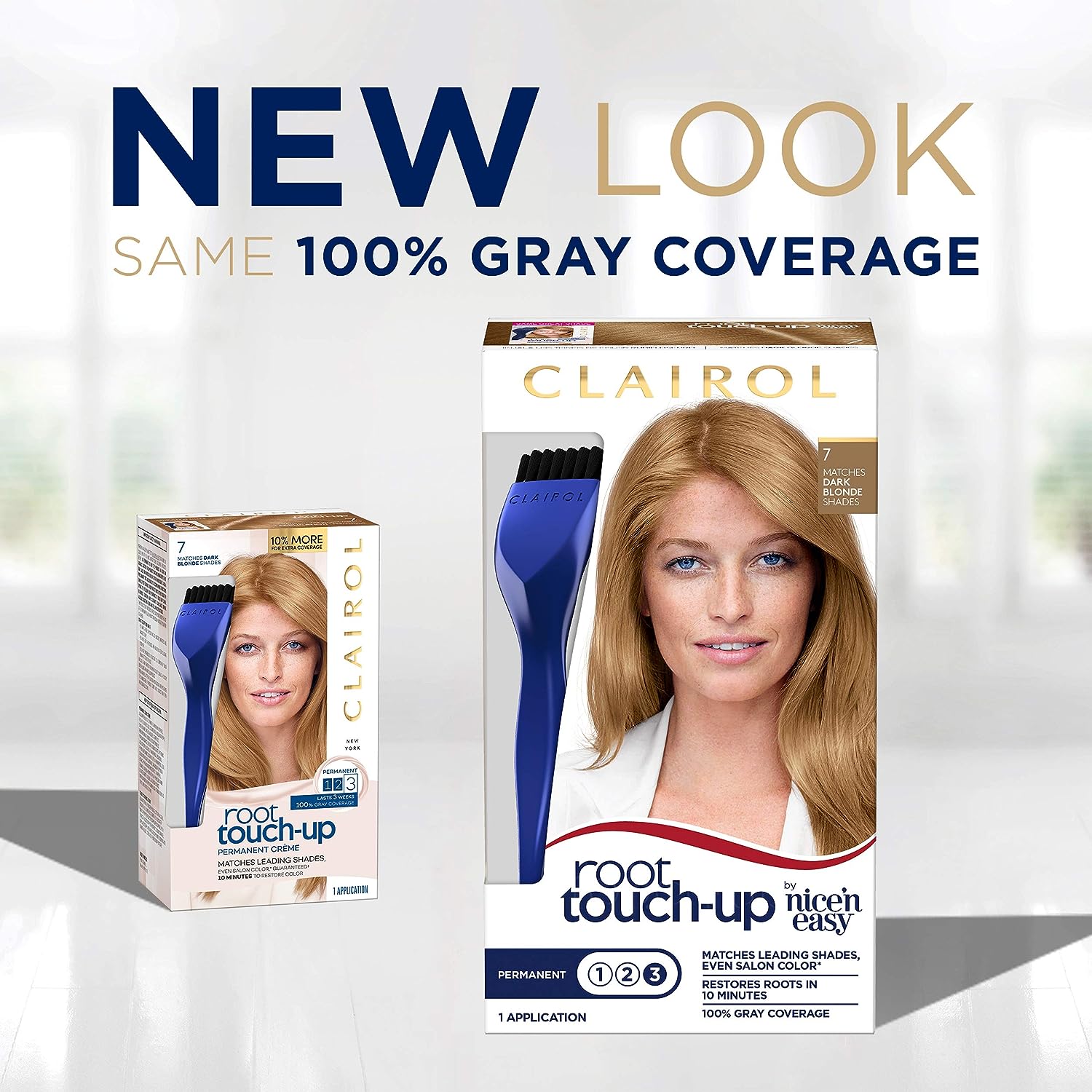 Clairol Root Touch-Up by Nice'n Easy Permanent Hair Dye, 9A Light Ash Blonde Hair Color, Pack of 2