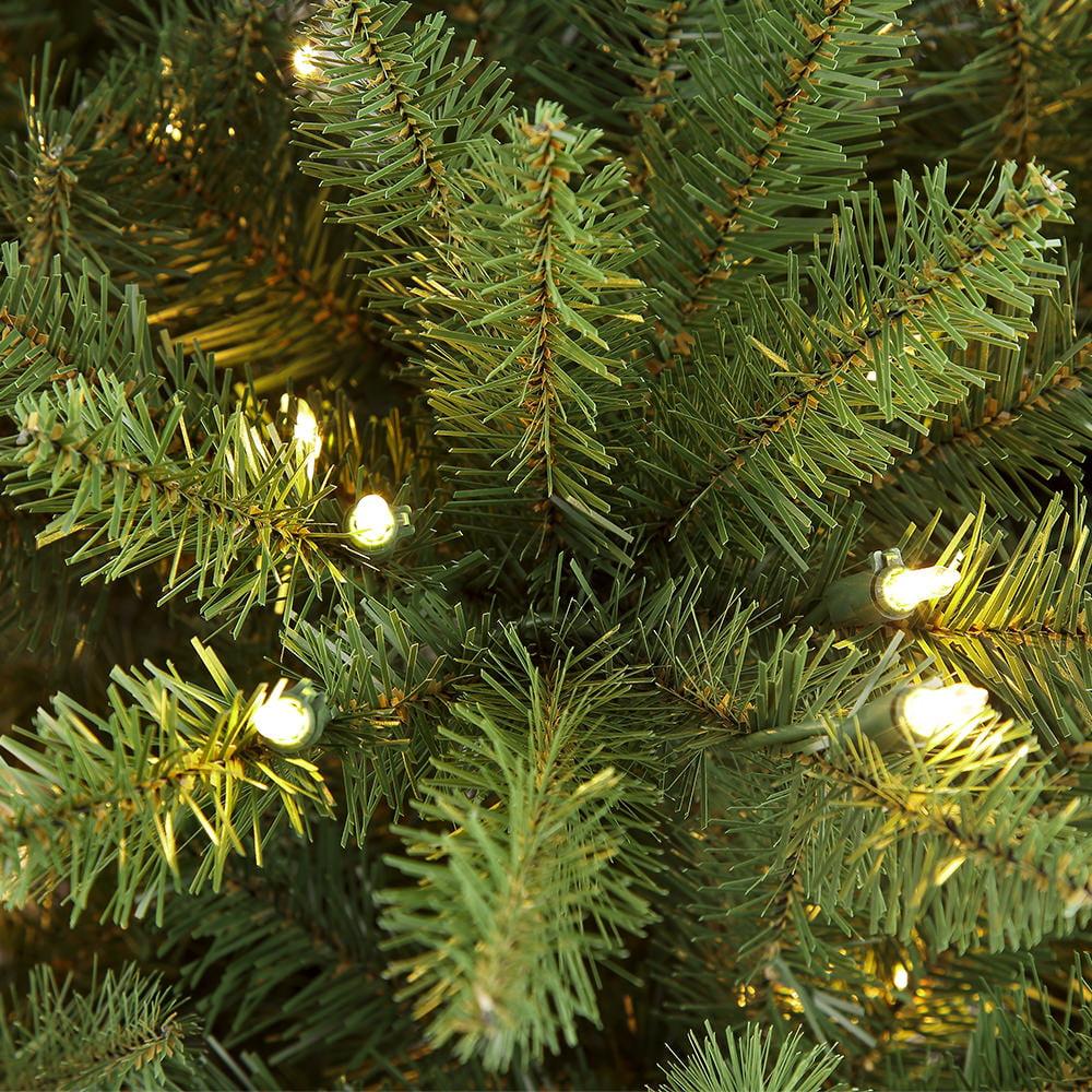 Puleo International 9' Pre-Lit Fraser Fir Artificial Christmas Tree with 1000 Clear UL Listed Lights