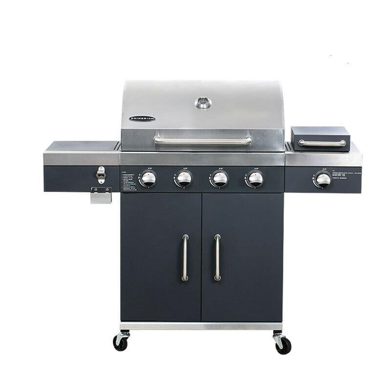 1 PC 27.5"x16.5" Multifunctional Courtyard Outdoor  Steel Gas BBQ Grill