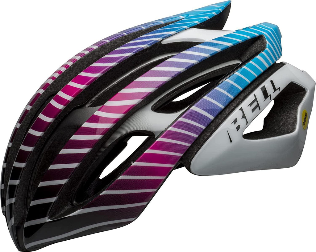 BELL Z20 MIPS Adult Road Bike Helmet - Gloss Purple/Blue/White (2021), Small (52-56 cm)