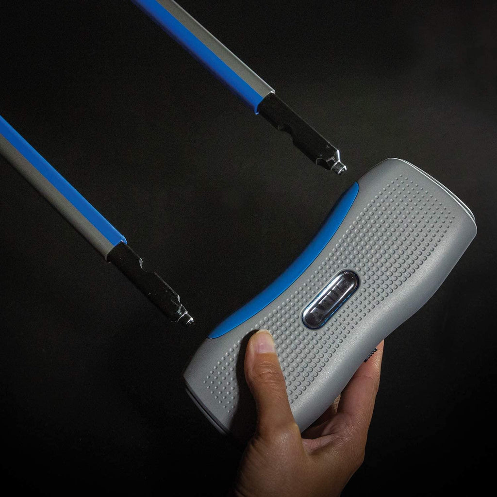 Abus 770A SmartX Keyless U-Lock: Gray/Blue 9 Square Shackle
