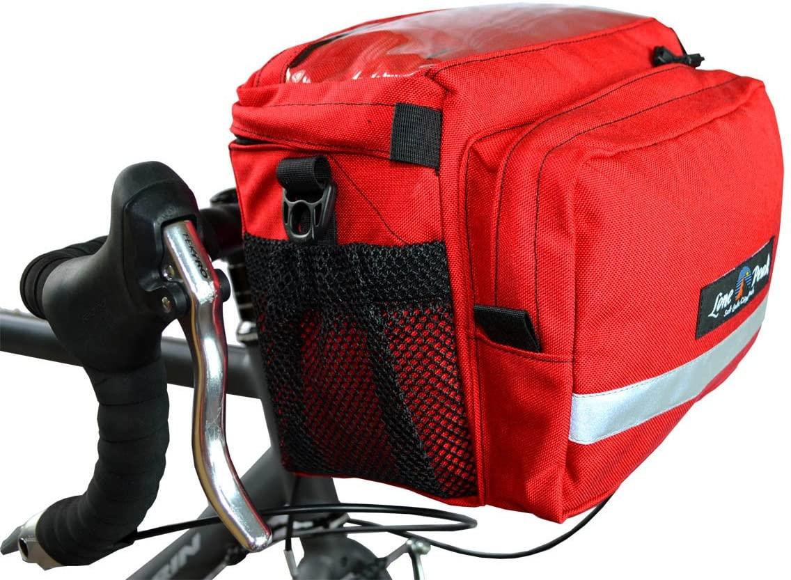 Lone Peak Alta Front Handlebar Bag for Bicycles with Adjustable Straps | Water Resistance - Multi-Purpose Bike Storage Handlebar Pack