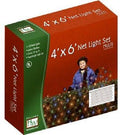 Inliten 48951-88 Holiday Wonderland 150 Count 4' x 6' Multi-Color Net Christmas Lights - Quantity of 4