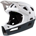 IXS Unisex Trigger FF Full Face All-Mountain Trail Enduro Protective Bike Helmet, White, Small/Medium (HEL2100)