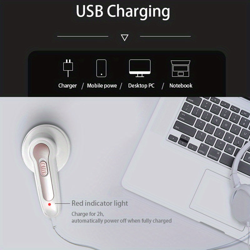 Say Goodbye To Lint Balls &amp; Fuzz - Rechargeable Portable Electric Lint Remover