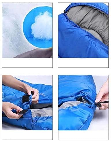 Outdoor Camping Sleeping Bag Adult Outdoor Camping Sleeping Bag with Hood Camping Office Lunch Break Home Sleeping Bag Supplies, Dreamcrown