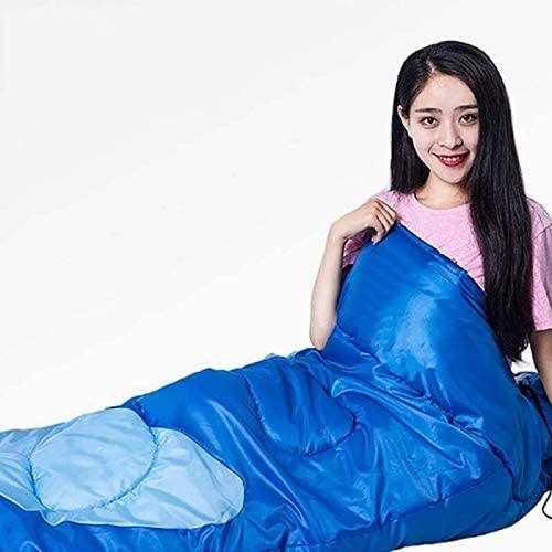 Outdoor Camping Sleeping Bag Adult Outdoor Camping Sleeping Bag with Hood Camping Office Lunch Break Home Sleeping Bag Supplies, Dreamcrown