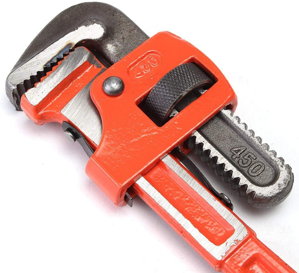 WEWINMON LHS Hand Tools 3Pcs Heavy Duty Pipe Wrench Adjustable Set 14inch 18inch 24inch Monkey Soft Grip