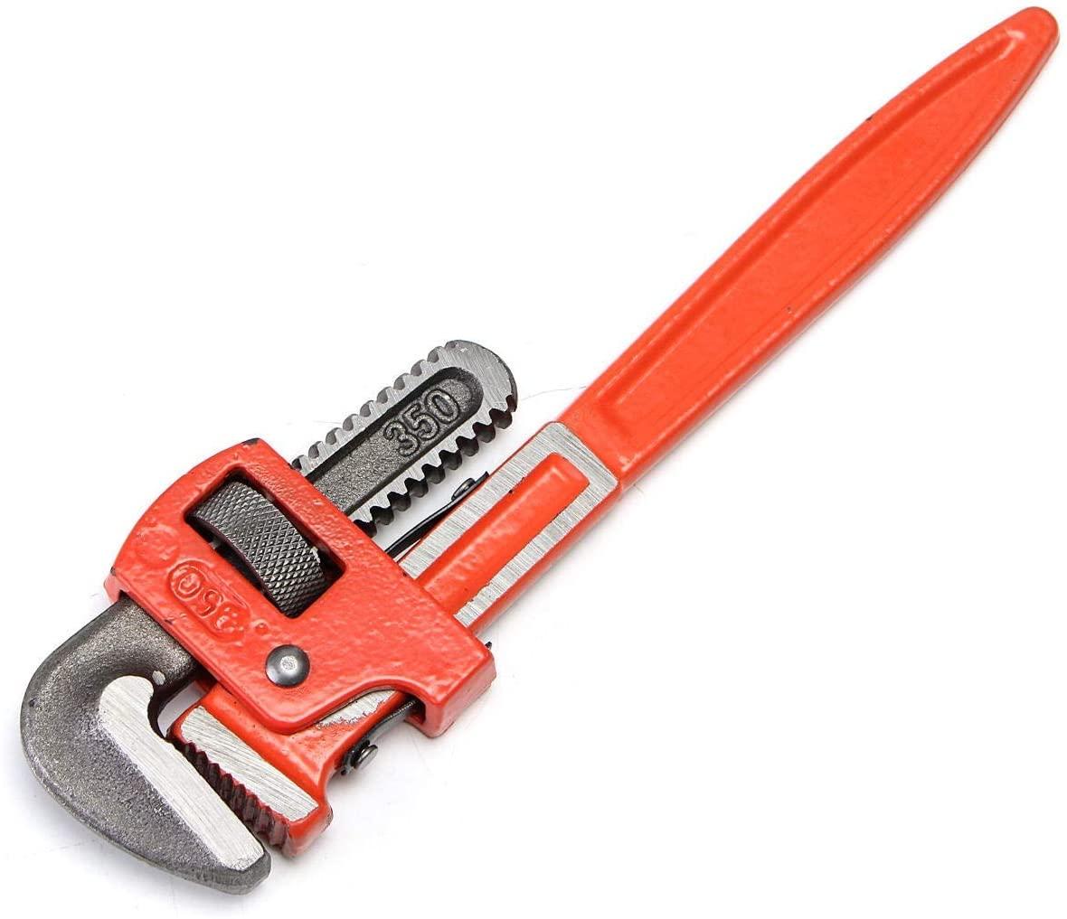 WEWINMON LHS Hand Tools 3Pcs Heavy Duty Pipe Wrench Adjustable Set 14inch 18inch 24inch Monkey Soft Grip