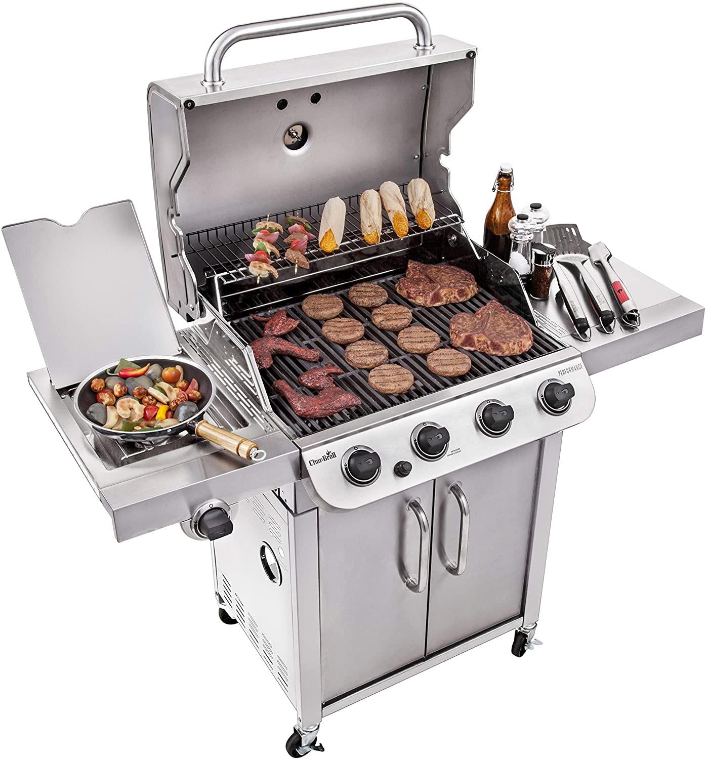 463375919 Performance  Steel 4-Burner Cabinet Style Liquid P