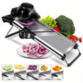 Stainless Steel Vegetable Slicer with 5 Blades Adjustable Mandoline Slicer Professional Vegetable Onion Potato Grater Kitchen Accessories
