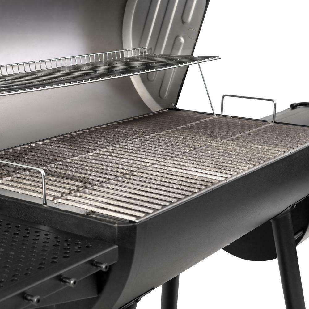 Barrel Grill 27.50 in W x 50.40 in. H Adjustable Air Vent StoraRack Cast Iron