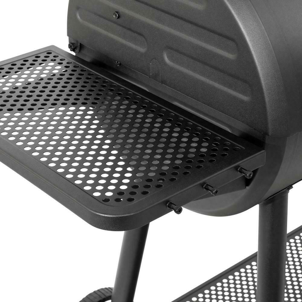 Barrel Grill 27.50 in W x 50.40 in. H Adjustable Air Vent StoraRack Cast Iron